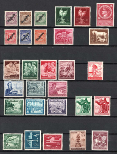 1923-45 Weimar Republic, Third Reich, Germany (Full Sets, CV $40)