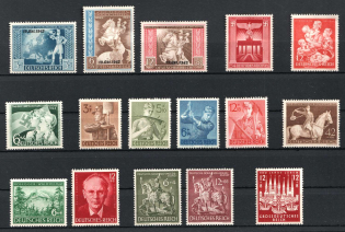 1942-43 Third Reich, Germany (Full Sets, CV $30, MNH)