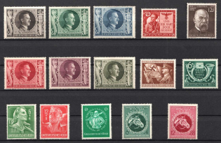 1943-44 Third Reich, Germany (Full Sets, CV $30, MNH)