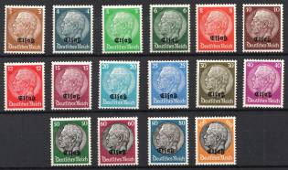 1940 Alsace, German Occupation, Germany (Mi. 1 - 16, Full Set, CV $30)