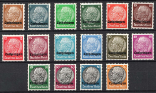 1940 Lorraine, German Occupation, Germany (Mi. 1 - 16, Full Set, CV $20)