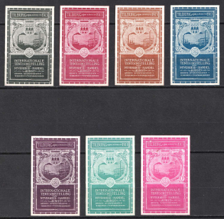 1913 International Trade Art Exhibition, Tilburg, Netherlands, Stock of Cinderellas, Non-Postal Stamps, Labels, Advertising, Charity, Propaganda (MNH)