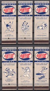 Pepsi Cola Trade Mark and Walt Disney, Army Set, United States, Stock of Cinderellas, Non-Postal Stamps, Labels, Advertising, Charity, Propaganda