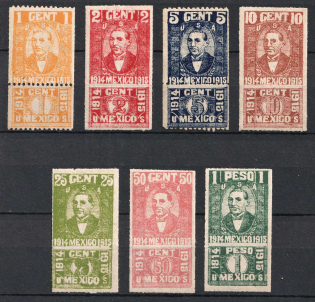 1914 American Occupation of Veracruz, Mexico Revenues, Non-Postal Stamps, Labels, Advertising, Charity, Propaganda (MNH)