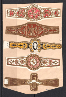 Cigar bands, Sigarenbandjes, Stock of Cinderellas, Non-Postal Stamps, Labels, Advertising, Charity, Propaganda