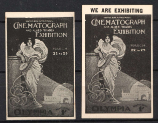 International Cinematographic Exhibition, Stock of Cinderellas, Non-Postal Stamps, Labels, Advertising, Charity, Propaganda