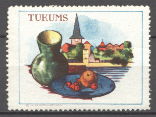 Latvia Tukums Baltic Non-Postal Label