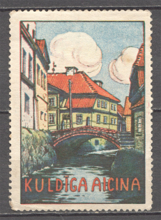 Latvia Kuldiga Baltic Non-Postal Label (MNH)