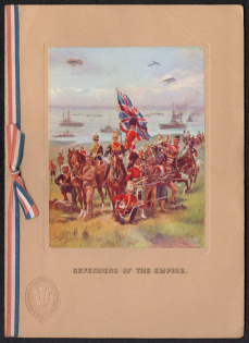 Defenders of The Empire, Military, Navy, Great Britain, Stock of Cinderellas, Non-Postal Stamps, Labels, Advertising, Charity, Propaganda, Booklet