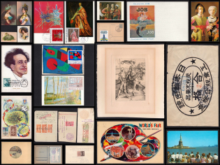 Worldwide, Stock of Cinderellas, Non-Postal Stamps, Labels, Advertising, Charity, Propaganda, Postcards