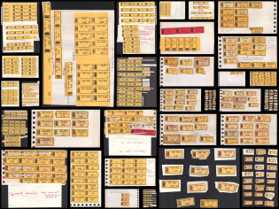 Registration Labels, Vienna, Austria, Collection of Cinderellas, Non-Postal Stamps, Labels, Advertising, Charity, Propaganda