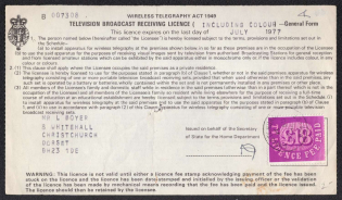 1949 Television License, United States, Stock of Cinderellas, Non-Postal Stamps, Labels, Advertising, Charity, Propaganda