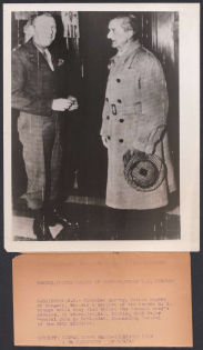 1945 Miklos Horthyl the Hungarian Prince Captured, ACME Newspictures, United States, WWII, Stock of Cinderellas, Non-Postal Stamps, Labels, Advertising, Charity, Propaganda