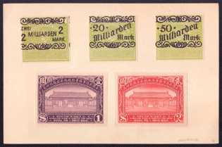 Revenue Stamps for Cigarette Tax, National Wine & Tobacco Bureau, Stock of Cinderellas, Non-Postal Stamps, Labels, Advertising, Charity, Propaganda