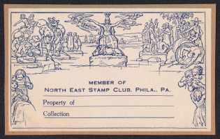 Membership Label, Great Britain, Stock of Cinderellas, Non-Postal Stamps, Labels, Advertising, Charity, Propaganda