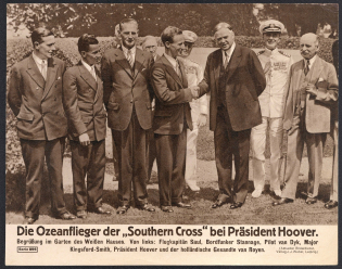 Southern Cross Ocean Aviators with Herbert Hoover, American President, Germany, Stock of Cinderellas, Non-Postal Stamps, Labels, Advertising, Charity, Propaganda