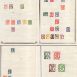 Queensland, Australia, British Colonies, Collection with XIX ct. Valuable Stamps