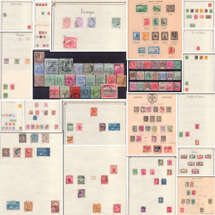 British Colonies, Collection with XIX ct. Valuable Stamps