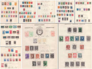 Argentina, Collection of Stamps (Canceled)