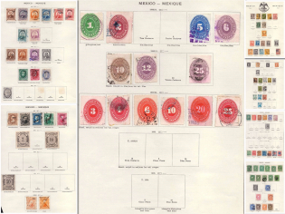 Mexico, Collection of Stamps (Canceled)