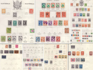 Haiti, Guatemala, Collection of Stamps