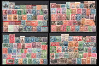Uruguay, Nicaragua, Peru, Mexico, Stock of Stamps