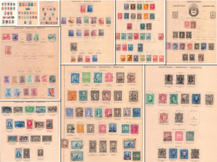 Argentina, Collection of Stamps (Canceled)