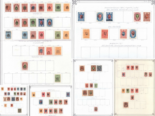 1918 Podolia, Odessa, Yekaterinoslav, Kyiv, Ukrainian Tridents, Ukraine, Stock of Stamps