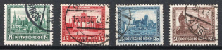 1930 Weimar Republic, Germany (Mi. 450 - 453, Full Set, Canceled, CV $180)
