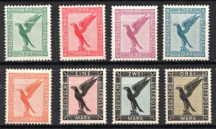 1926-27 Weimar Republic, Germany, Airmail (Mi. 378 - 384, Full Set, CV $1,560, MNH)
