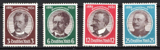1934 Third Reich, Germany (Mi. 540 - 543, Full Set, CV $250, MNH)