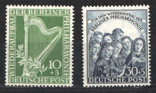 1950 West Berlin, Germany (Mi. 72 - 73, Full Set, CV $200, MNH)