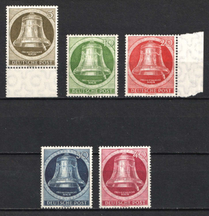 1951-52 West Berlin, Germany (Mi. 82 - 86, Full Set, CV $160, MNH)