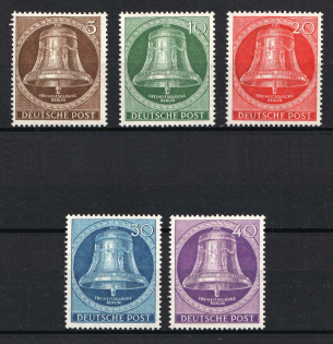 1953 West Berlin, Germany (Mi. 101 - 105, Full Set, CV $100, MNH)