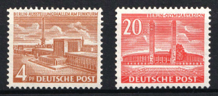 1953 West Berlin, Germany (Mi. 112 - 113, Full Set, CV $90, MNH)