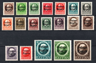 1919-20 Bavaria, Germany (Mi. 152 A - 170 A)
