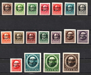 1919-20 Bavaria, Germany (Mi. 152 B - 170 B)