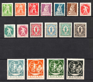 1920 Bavaria, Germany (Mi. 178 - 195)