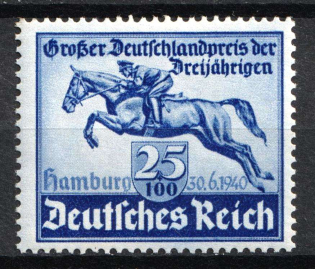 1940 Third Reich, Germany (Mi. 746, Full Set, CV $30, MNH)