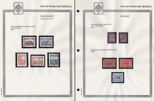 1873-87 Bergerdorf, Berlin - Germany Local Post, Private City Mail, Small Stock of Valuable stamps