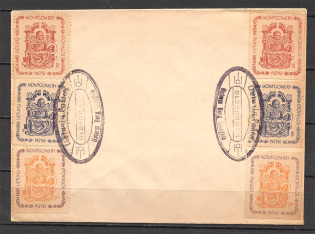 1946 Lithuania Baltic Dispaced Persons Camp Montgomery Cover