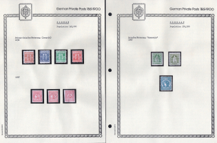 1887-97 Bremen, Wroclaw - Germany Local Post, Private City Mail, Small Stock of Valuable stamps