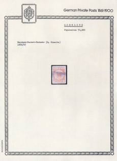 1886-87 Gorlitz - Germany Local Post, Private City Mail (Canceled)