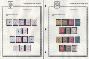 1889-98 Heidelberg - Germany Local Post, Private City Mail, Small Stock of Valuable stamps