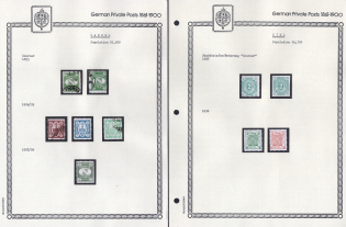 1893-99 Kassel, Kiel - Germany Local Post, Private City Mail, Small Stock of Valuable stamps