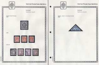 1887-98 Cologne - Germany Local Post, Private City Mail, Small Stock of Valuable stamps