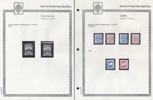 1888-1900 Magdeburg - Germany Local Post, Private City Mail, Small Stock of Valuable stamps