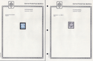 1893-97 Offenbach, Pirmasens - Germany Local Post, Private City Mail, Small Stock of Valuable stamps