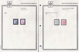 1895-96 Rostock, Schonebeck - Germany Local Post, Private City Mail, Small Stock of Valuable stamps