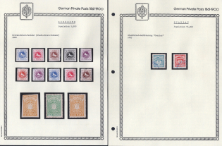 1888-97 Schwerte, Spandau - Germany Local Post, Private City Mail, Small Stock of Valuable stamps